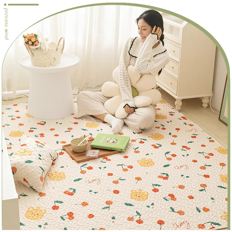 Navak Carpet Floor Mats Thickness Cotton Cushion Baby Crawling Carpets Nursery Bedroom Nap Mat Children's Play Rug Living Room Kid's Seat Pad