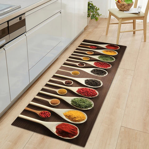 Navak Carpet Modern Kitchen Mat Home Entrance Doormat Hallway Bedroom Living Room Decoration Floor Carpet Balcony Bathroom Anti-Slip Long Rug