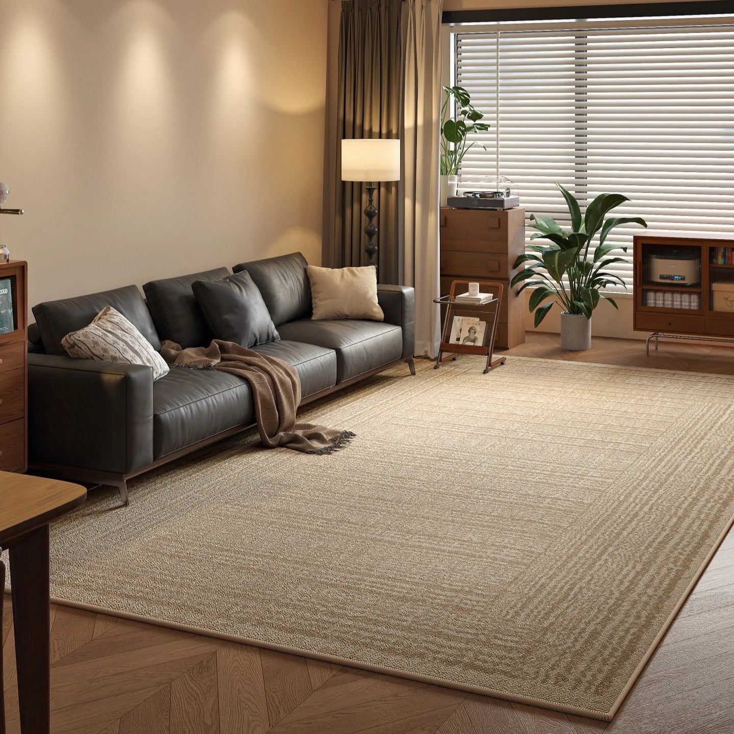 Navak Carpet Large Area Carpet For Living Room Rug Bedside Bedroom Floor Mat Loop Pile TPR Non-Slip Waterproof Rugs 카페트 거실 대형 Alfombra Salón