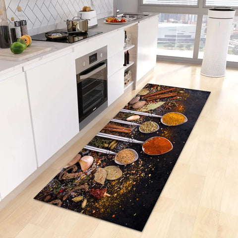Navak Carpet Modern Kitchen Mat Home Entrance Doormat Hallway Bedroom Living Room Decoration Floor Carpet Balcony Bathroom Anti-Slip Long Rug