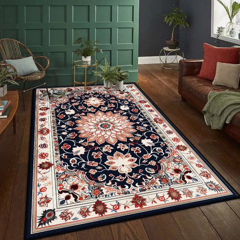Navak Carpet Persian Luxury Living Room Carpet 200x300 Cm Decoration Bedroom Non-slip Rugs Lounge Coffee Tables Washable Floor Mat Lint-free