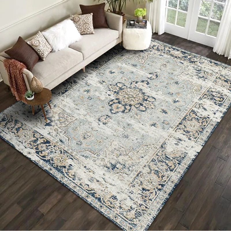 Navak Carpet Retro Europe Persia Style Carpet Living Room Sofa Bedroom Study Kitchen Entrance Door Mat Non-slip Cartoon Home Decoration Rug