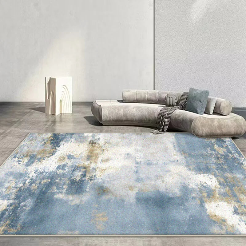 Navak Carpet Nordic Abstract Carpet Living Room Rendering Decoration Sofa Blue Large Area Rugs Outdoor Active Non-slip Mat Customizable