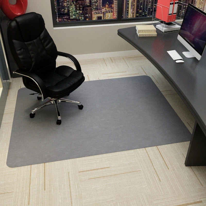 Navak Carpet 90x120cm Black Bedroom Living Room Office Swivel Chair Carpet Non-slip Wood Protection Floor Mat Gaming Chair Desk Area Rug