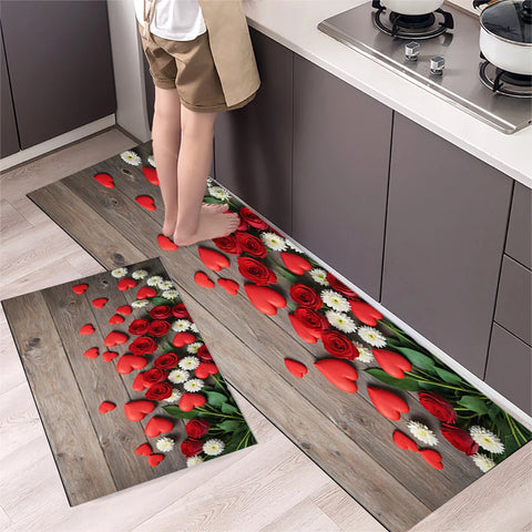 Navak Carpet Kitchen Mat Carpet for Floor Home Entrance Doormat Bedroom Living Room Decor Bedside Rug Hallway Balcony Bathroom Anti-Slip Mat