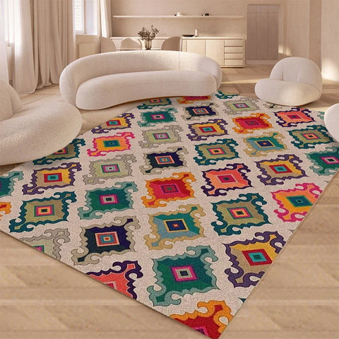 Navak Carpet Daily Picks Disney Living Room Carpet Persian Style Art Tea Room Carpets Soft Washable Balcony Rug Luxury Retro Bedside Rugs Tapis