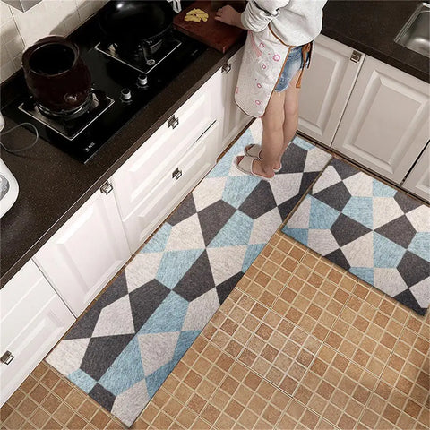 Navak Carpet Kitchen Rug Durable Home Entrance Doormat High-end Kitchen Mats for Floor Waterproof House Hold Washable Non-slip Large Carpet