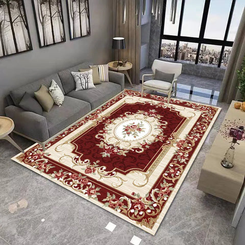 Navak Carpet Exclusive Picks Bohemian Crystal Velvet Carpet Living Room Non-Slip Coffee Table Area Carpet Office Hotel Floor Mat Porch Lobby Door Mat