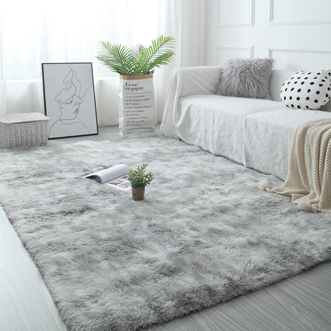 Navak Carpet White Fluffy Hall Carpet Modern Living Room Bedroom Home Decor Large Mats Thickened Non-Slip Girl Children's Room Pink Furry Rug