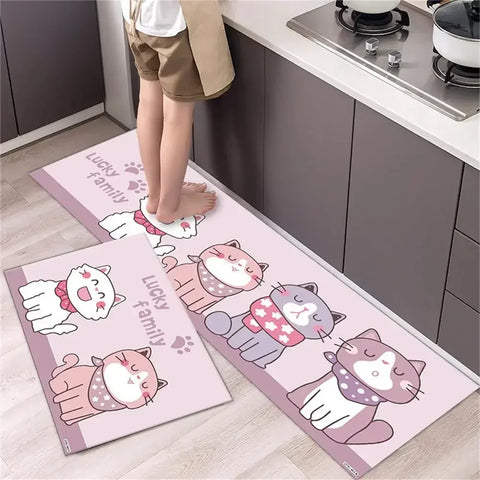 Navak Carpet Kitchen Carpet Mats for Floor Bedroom Living Room Long Bedside Area Rug Soft Washable Carpet Anti Slip Bathroom Entrance Doormat