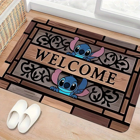 Navak Carpet Stitch’s Playful Welcome MatSoft, absorbent and non-slip, bathroom room mats, yoga mats, home decoration