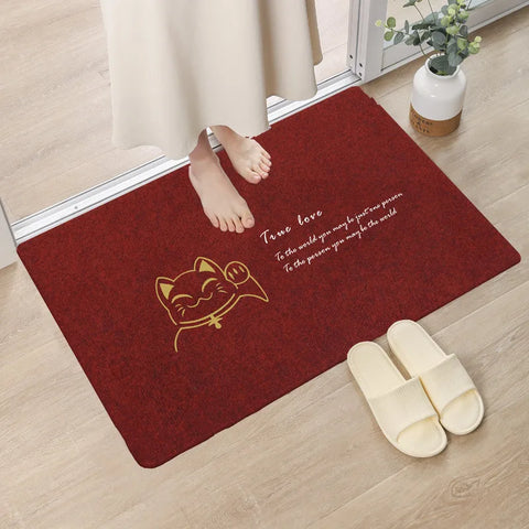 Navak Carpet Solid Welcome Entrance Doormats Carpets Rugs For Home Bath Living Room Floor Stair Kitchen Hallway Non-Slip Carpet