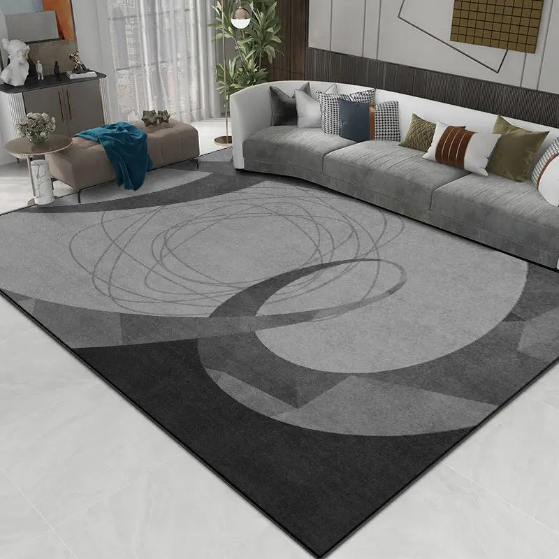 Navak Carpet Deluxe Grey Carpet Living Room Decoration Home Bedroom Carpet Lounge Rug Entrance Door Mat Foot  Area Rug Large  Nordic style