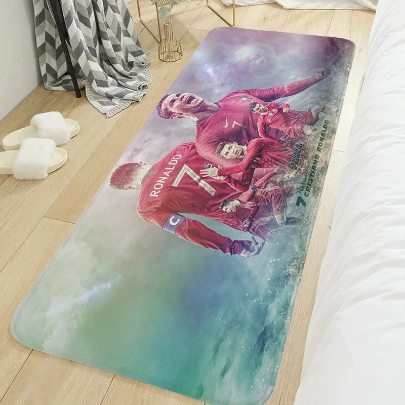 Navak Carpet Carpet for Bedroom Cristiano Ronaldo CR7 Kitchen Porch Foot Mat Non-slip Balcony Bath Rug Home Decor Items Doormat Entrance Door