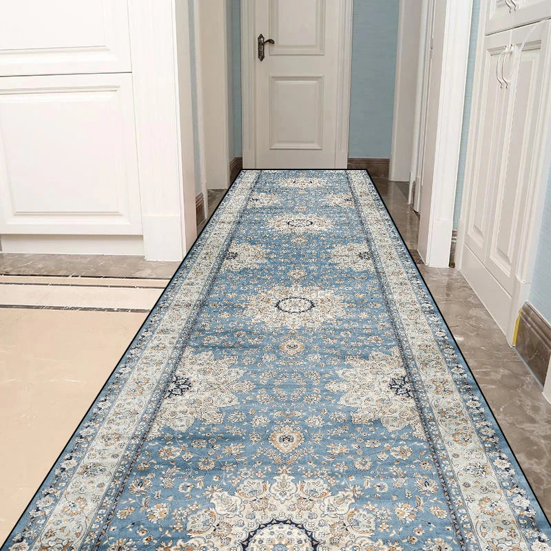 Navak Carpet Persian Style Living Room Hall Carpet Long Hallway Corridor Rugs Non-slip Stairs Decor Runner Rug Kitchen Mat Size Customized