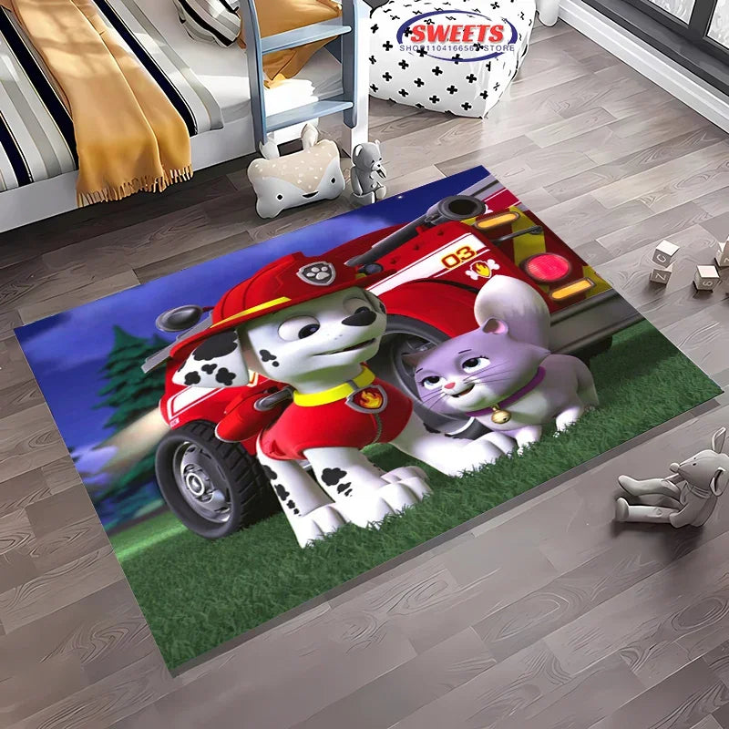 Navak Carpet 3D New Arrive Cute Dog Cartoon Carpet,Rug for Living Room Children's Bedroom Sofa Kitchen Doormat Decor,Kid's Non-slip Floor Mat