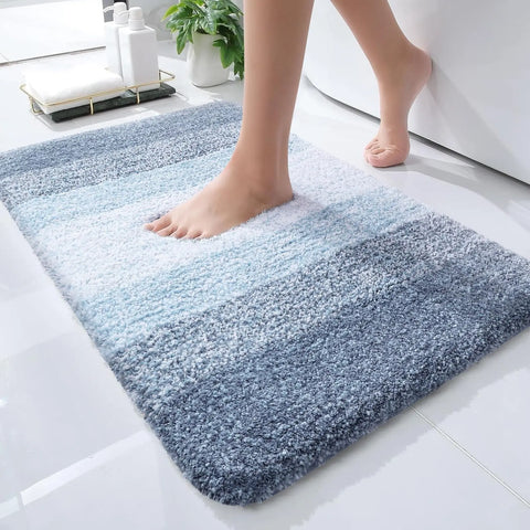 Navak Carpet Kitinjoy Bathroom Rug Mat extra Soft Absorbent Microfiber Bath Mat Non-Slip Plush Shaggy Machine Wash Carpet Bathroom Floor Rugs