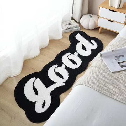 Navak Carpet Exclusive Picks Fashionable Alphabet Long Runner Rug, Insulated and Warm Home Decor, Bedside Rug for Bedroom, Corridor and Hallway Carpet