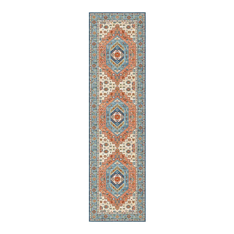 Navak Carpet Exclusive Picks Persian Style Cashmere Wash Back Rug Foldable Machine Washable Bedroom Rug Bedside Rug Hallway Aisle Rug Home Decor