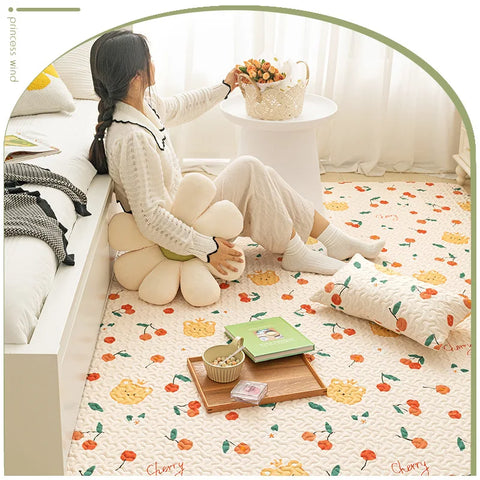 Navak Carpet Floor Mats Thickness Cotton Cushion Baby Crawling Carpets Nursery Bedroom Nap Mat Children's Play Rug Living Room Kid's Seat Pad