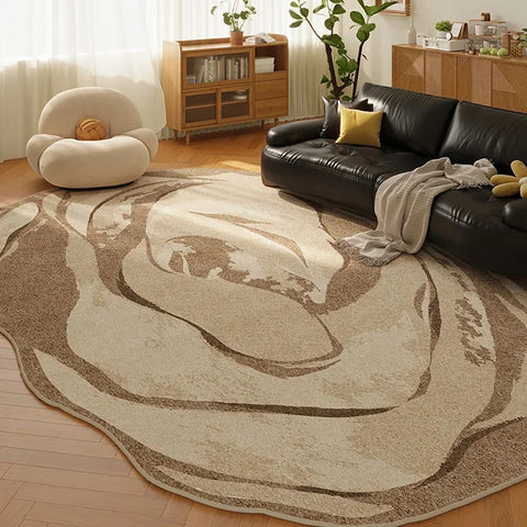 Navak Carpet Exclusive Picks Nordic Line Faux Wool Carpet - Scandi Minimalist Area Rug for Sofa, Bedroom & Bedside, Durable Non-Slip Mat Home Decor