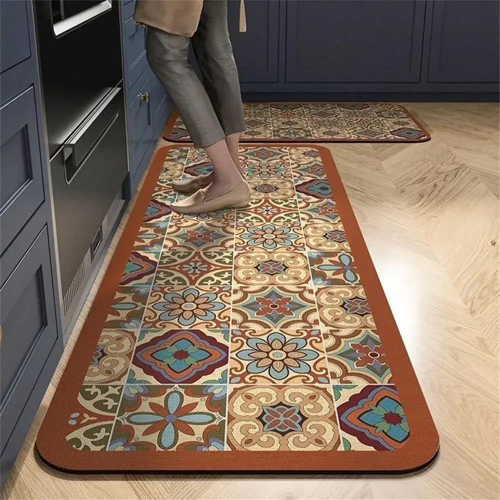 Navak Carpet Exclusive Picks Upgraded Material Kitchen Bathroom Living Room Laundry Room Stain-resistant Washable Thickened Carpet Rugs Home Decor