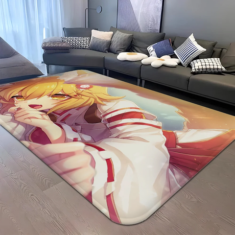 Navak Carpet The Helpful Fox Senko-san Floor Mat Non-Slip Laundry Room Mat Laundry Decor Balcony Child Living Room Bedside Mats