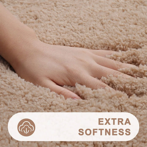 Navak Carpet Kitinjoy Fluffy Bathroom Rugs Non-Slip Washable Absorbente Bath Mat Soft Shaggy Microfibre Bath Mats Resist Dirt Kitchen Carpets