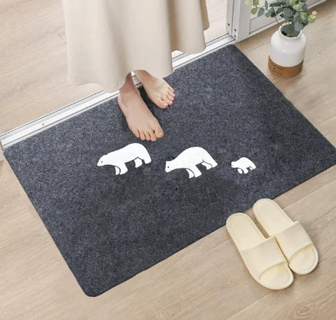Navak Carpet Solid Welcome Entrance Doormats Carpets Rugs For Home Bath Living Room Floor Stair Kitchen Hallway Non-Slip Carpet
