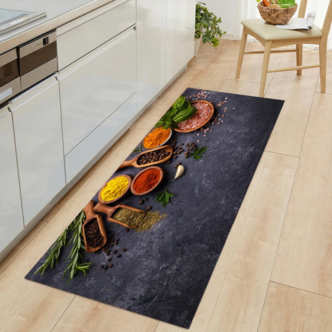 Navak Carpet Modern Kitchen Mat Home Entrance Doormat Hallway Bedroom Living Room Decoration Floor Carpet Balcony Bathroom Anti-Slip Long Rug
