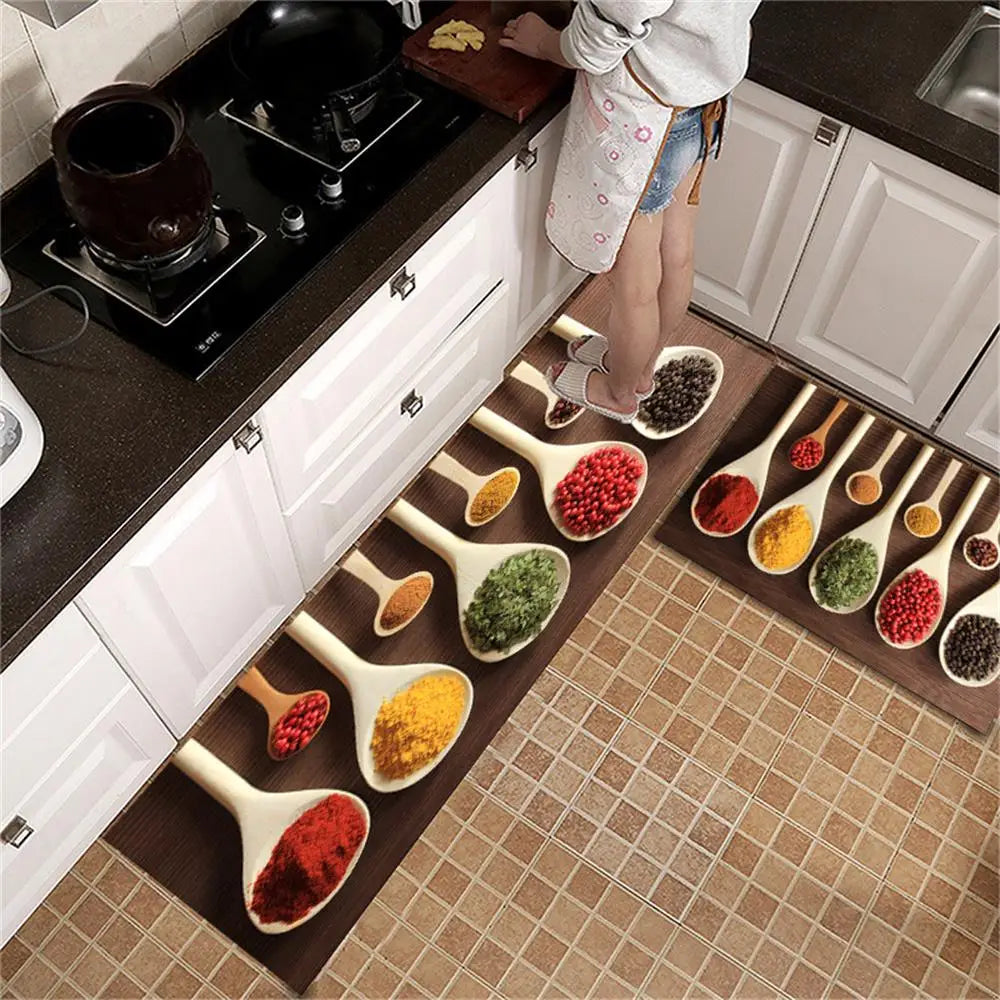 Navak Carpet Kitchen Rug Durable Home Entrance Doormat High-end Kitchen Mats for Floor Waterproof House Hold Washable Non-slip Large Carpet