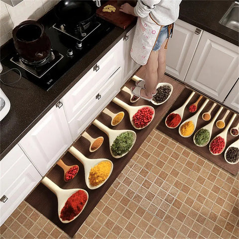 Navak Carpet Kitchen Rug Durable Home Entrance Doormat High-end Kitchen Mats for Floor Waterproof House Hold Washable Non-slip Large Carpet
