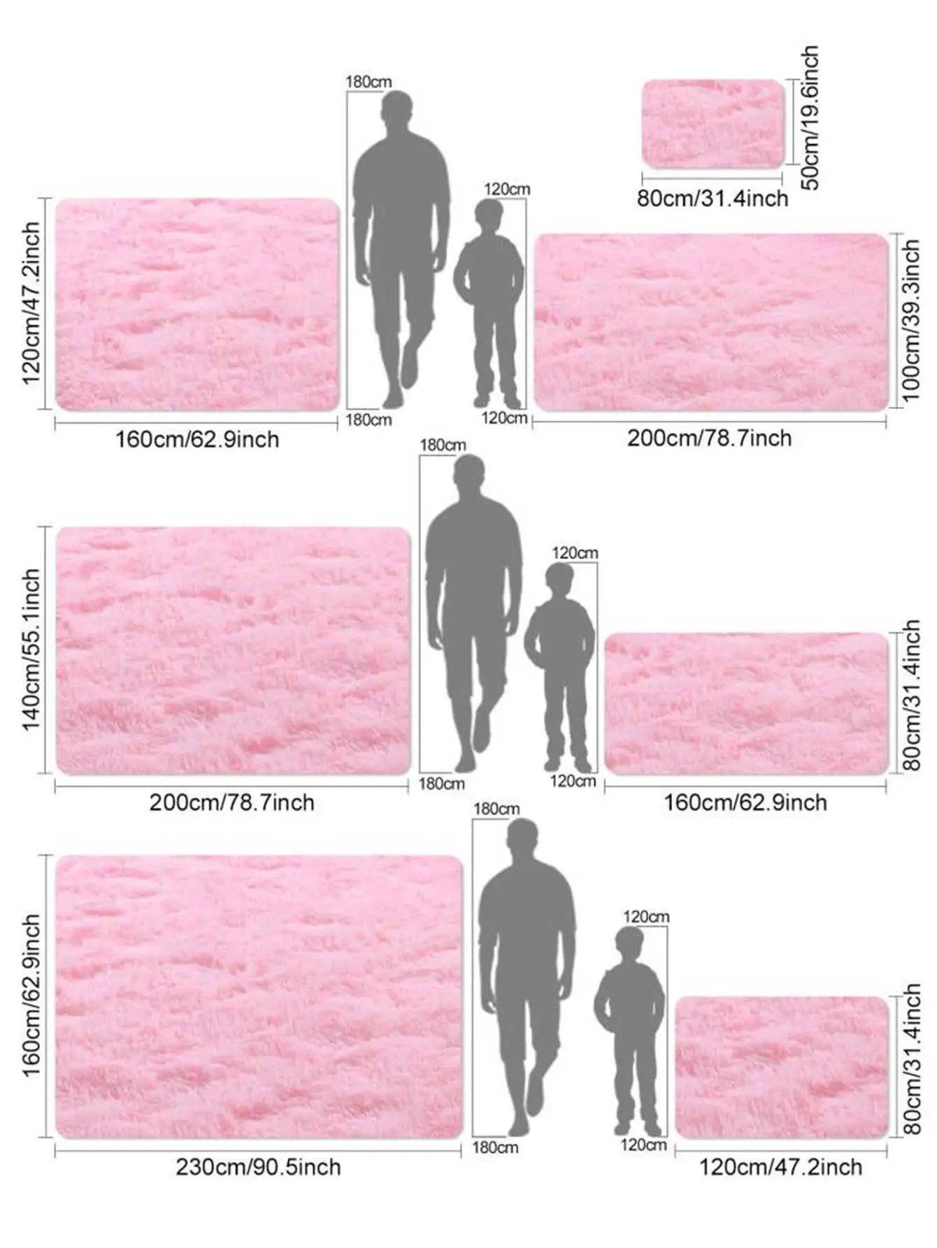 Navak Carpet Pink Bedroom Carpet For Children's Room Cute Girls Floor Soft Mat Living Room Decoration White Fluffy Large Kids Bedside Rugs