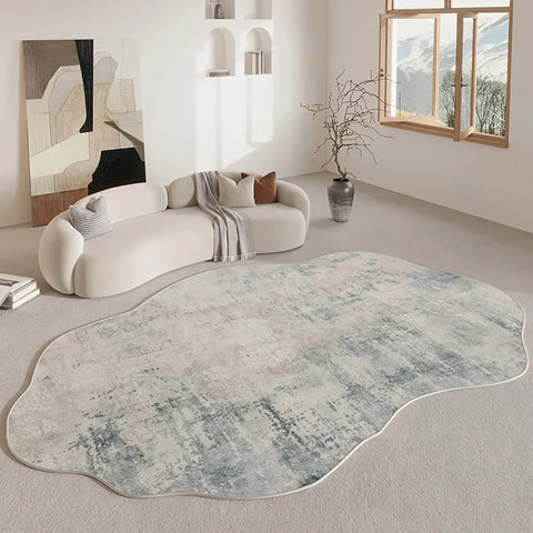 Navak Carpet Exclusive Picks Facecloth Carpet Shaped Minimalist Living Room Mats Bedroom Rugs Coffee Table Sofa Mats Stain-Resistant Rugs Home Decor