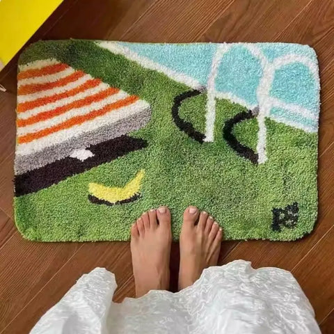 Navak Carpet Exclusive Picks Ins Carpet Non-Slip Entry Door Entry Bedroom Bathroom Bathroom Floor Mat Bedside Living Room Home Decoration Carpet