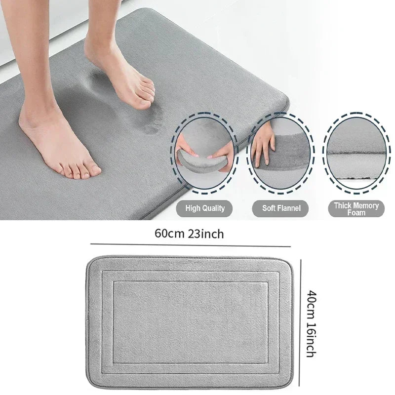 Navak Carpet Floral & Letter Graphic Anti-slip Door Mat Indoor Outdoor Rug Welcom Bedroom Bedside Carpet Cloakroom Small Home Kitchen Mats