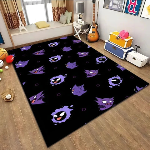 Navak Carpet Daily Picks Disney Gengar Area Rug Japanese Anime Pokemen Carpet for Living Room Bedroom Sofa Doormat Kitchen Floor Mat Home Decor