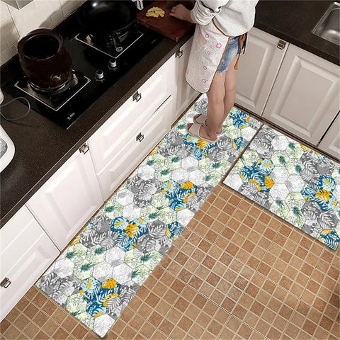 Navak Carpet Kitchen Rug Durable Home Entrance Doormat High-end Kitchen Mats for Floor Waterproof House Hold Washable Non-slip Large Carpet
