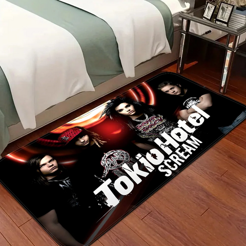 Navak Carpet Tokio Hotel Band printed Room Mats er Anti-slip Modern Living Room Balcony Printed Welcome Rug