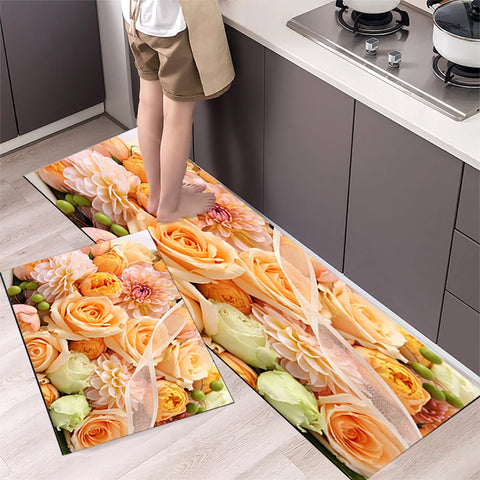 Navak Carpet Kitchen Mat Carpet for Floor Home Entrance Doormat Bedroom Living Room Decor Bedside Rug Hallway Balcony Bathroom Anti-Slip Mat