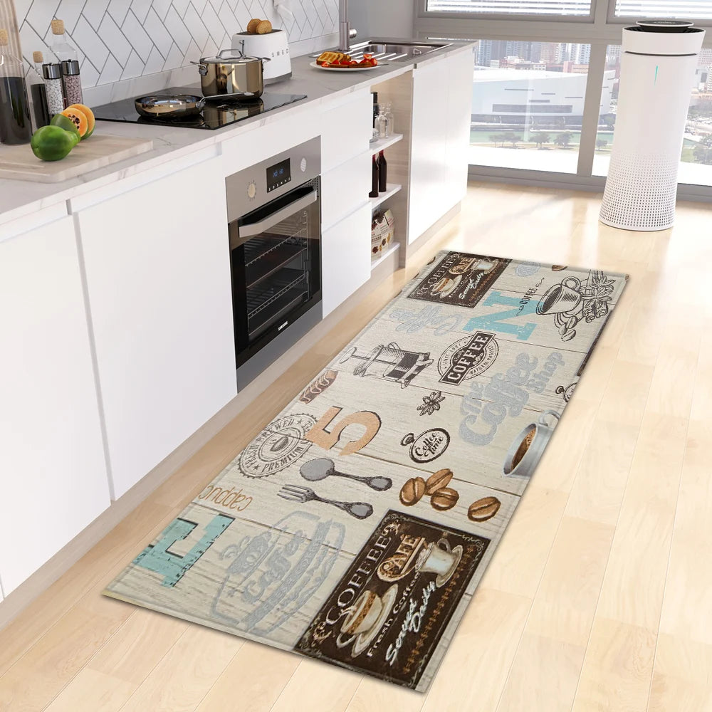 Navak Carpet Entrance Doormat House Kitchen Rug Coffee Bathroom Hallway Decoration Carpet Living Room Bedroom Floor Balcony Non-Slip Foot Mat