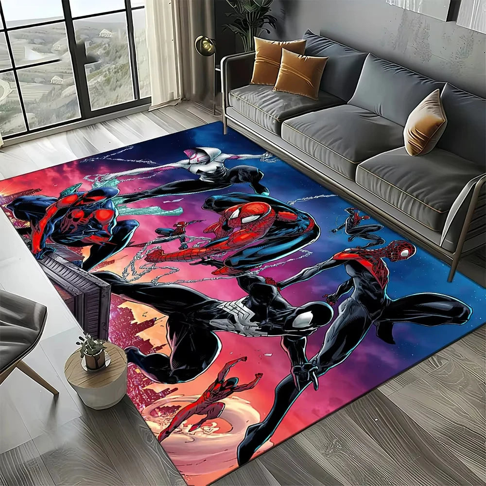 Navak Carpet Daily Picks 27 Style Cartoon Marvel SpiderMan Avengers Rug Carpet for Living Room Bedroom Home Decor Perfect Floor Mat for Any Space
