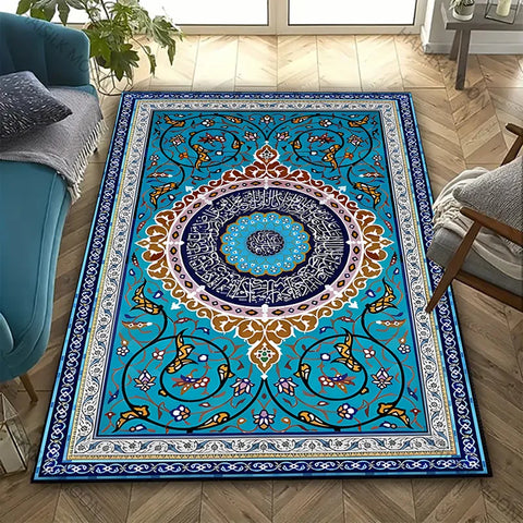 Navak Carpet Muslim Prayer Non-slip Carpet Room Mat Living Room Bedroom Sofa Large Area Mat Daily Prayer Soft Carpet Ramadan Gift for Friend