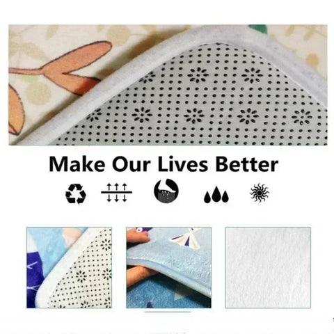 Navak Carpet Daily Picks S-Soni-c Themed Floor Mat Soft Play Rug for Kids Bedroom Living Room Decor Game Room Carpet Bedside Rug Christmas Gift