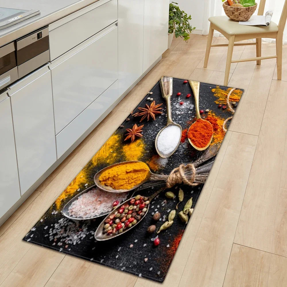 Navak Carpet Modern Kitchen Mat Home Entrance Doormat Hallway Bedroom Living Room Decoration Floor Carpet Balcony Bathroom Anti-Slip Long Rug