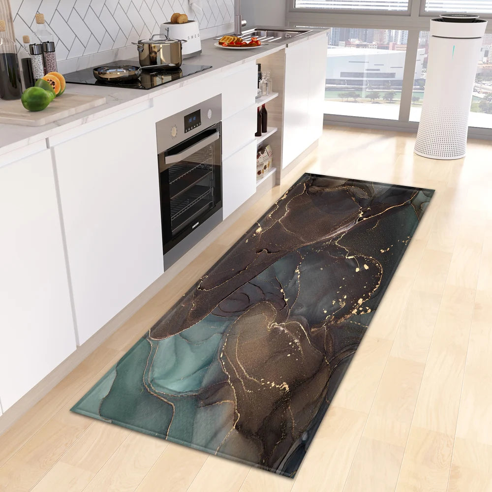 Navak Carpet Entrance Doormat Kitchen Carpet Bedroom Floor Balcony Decoration Long Rug Custom Made Home Bath Door Hallway Anti-Slip Foot Mat