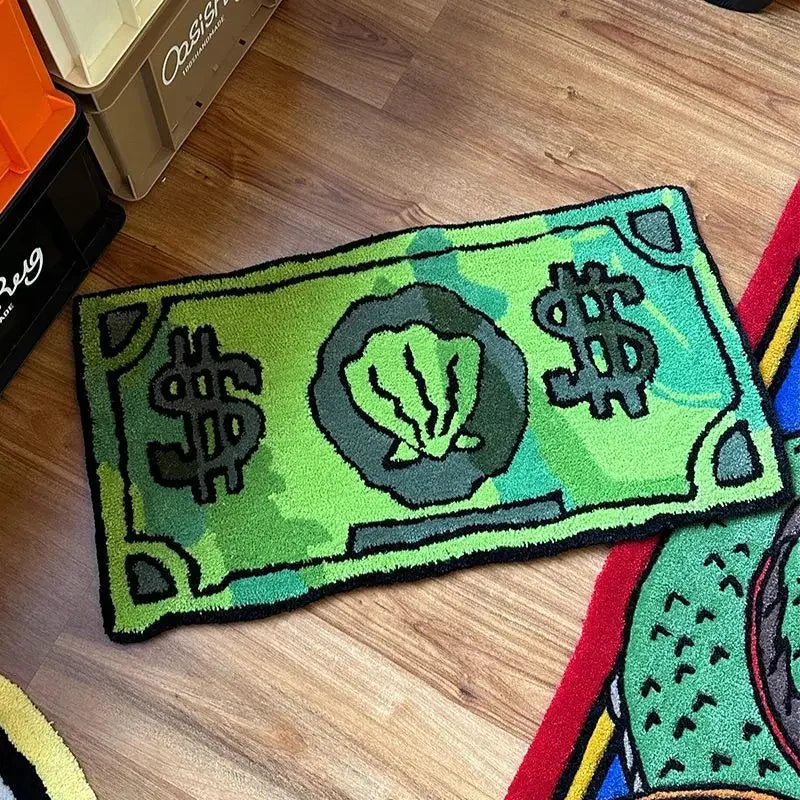 Navak Carpet Exclusive Picks Coin Faux Cashmere Carpet Bathroom Absorbent Non-slip Pad Bedroom Decorative Bedside Rug Dirty Resistant Home Decorating