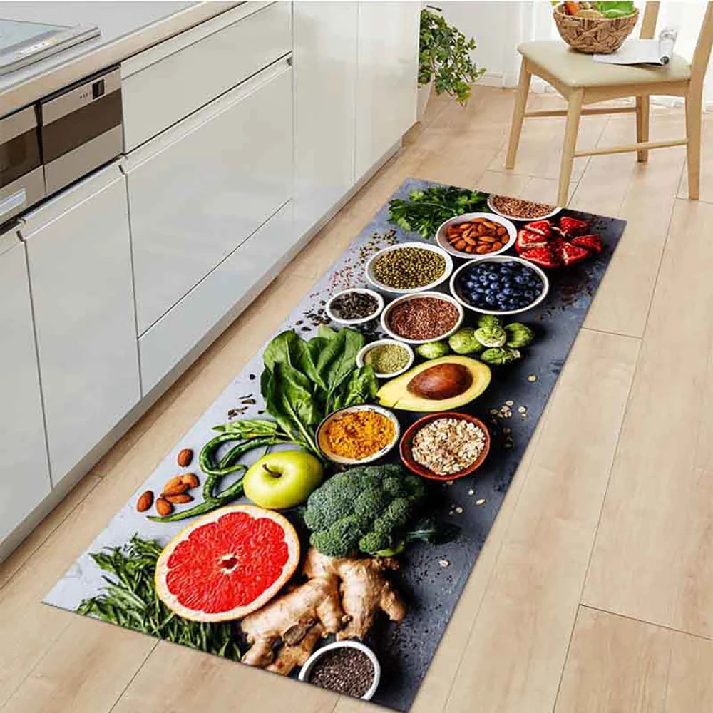 Navak Carpet Kitchen Rug Durable Home Entrance Doormat High-end Kitchen Mats for Floor Waterproof House Hold Washable Non-slip Large Carpet