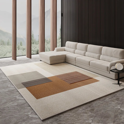 Navak Carpet Nordic Light Luxury Area Rug – Large Living Room Carpet | For Under Sofa & Coffee Table, Bedroom & Lounge Decor