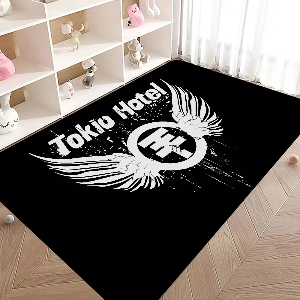 Navak Carpet Tokio Hotel Band printed Room Mats er Anti-slip Modern Living Room Balcony Printed Welcome Rug